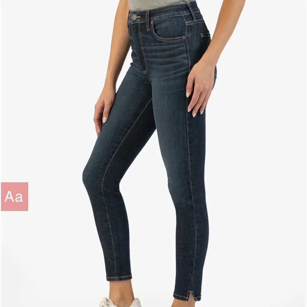 Kut From the Kloth Connie High‎ Rise Fab Ab Ankle Skinny Unquestionable 14 Nwt